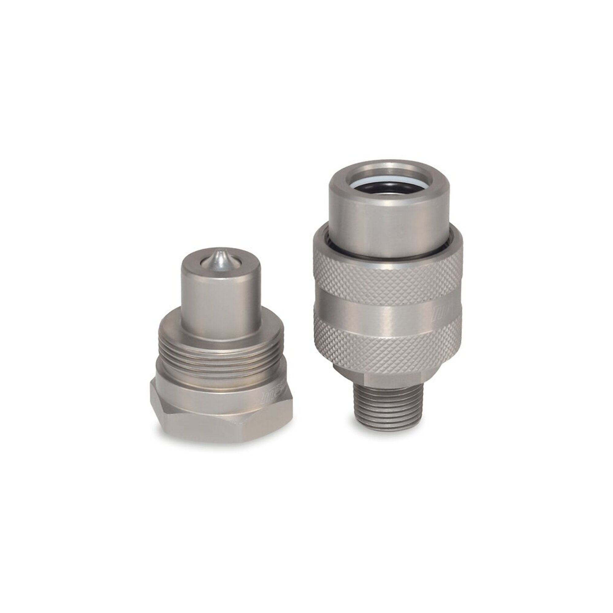 3/8" 10000 PSI High-Pressure Hydraulic Quick Coupler Set - 3/8" NPT Port